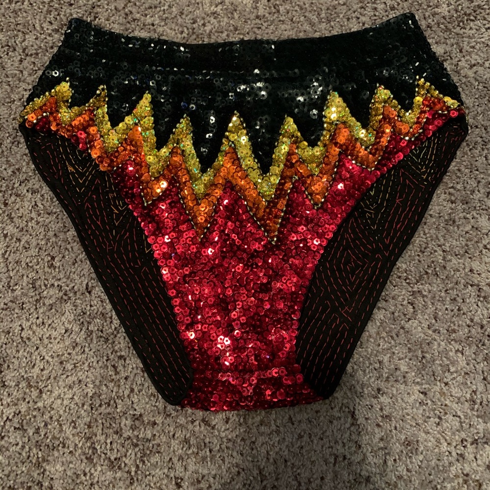Easy Tiger Hot Shorts - Sequin Flame